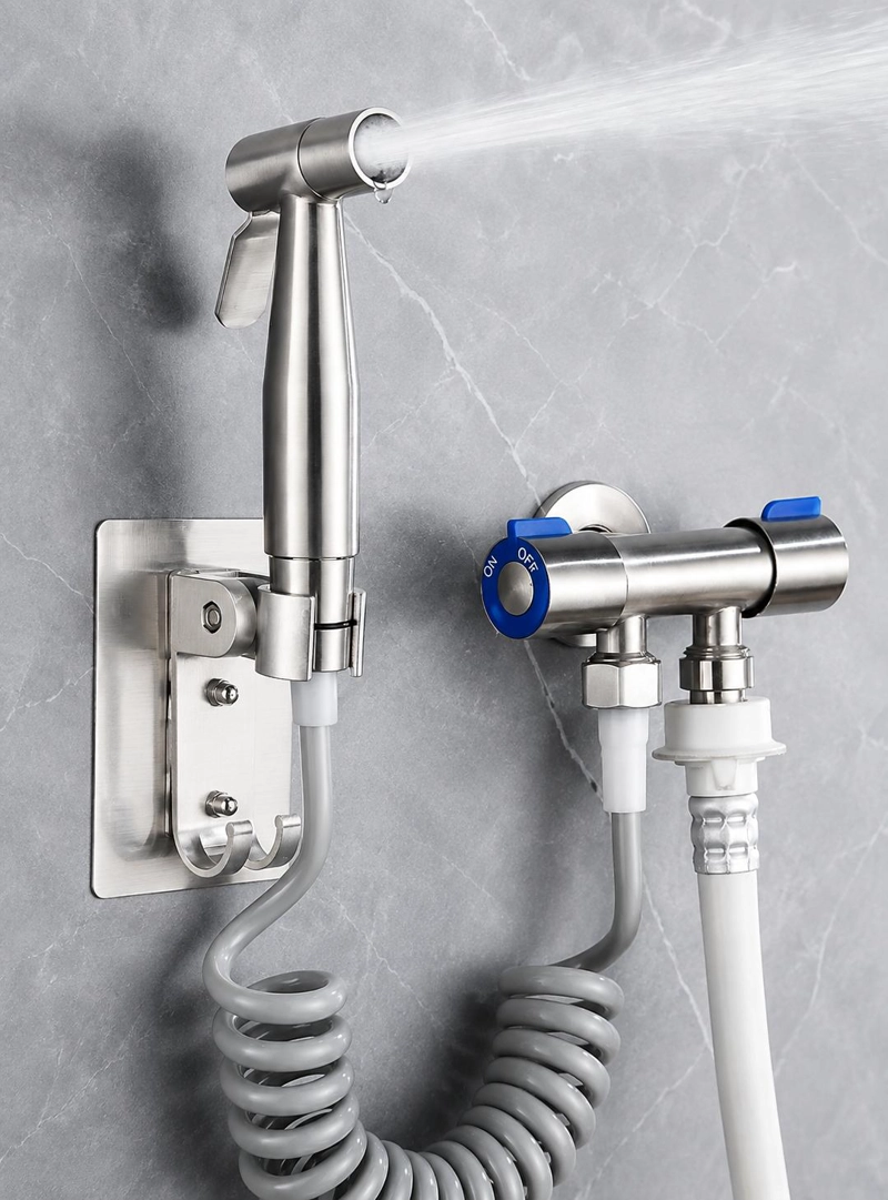 DUCHA BIDET PARA WC CON MANGUERA SET BAÑO BATHLAND - 2