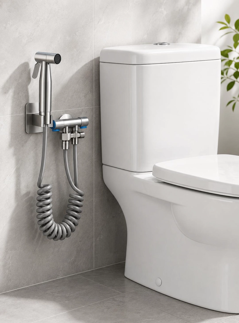 DUCHA BIDET PARA WC CON MANGUERA SET BAÑO BATHLAND - 4