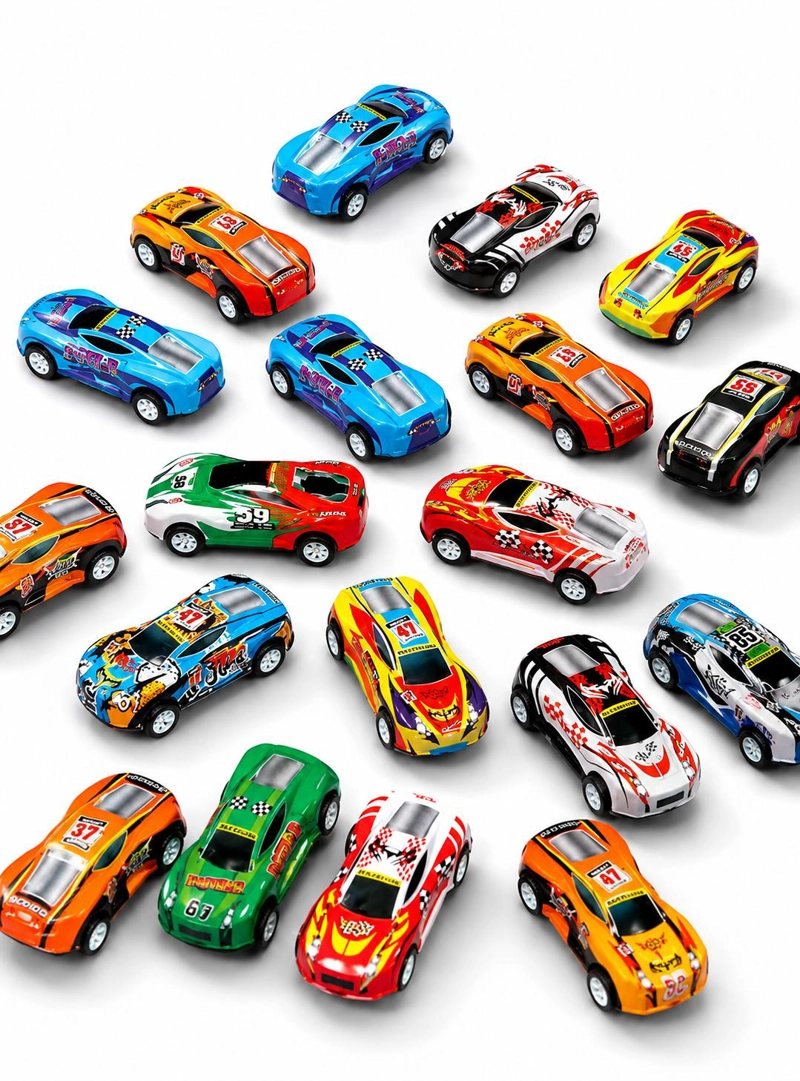SET 50 AUTOS JUGUETE RETRACTILES ALEACION MODELOS SURTIDOS - 2