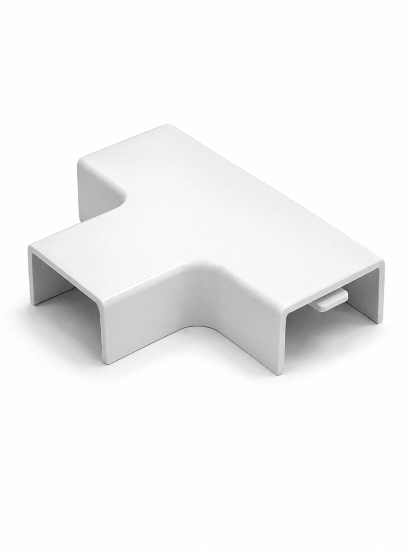PACK 10 CURVA T CANALETA ELE CTRICA 20X10MM PVC - 4