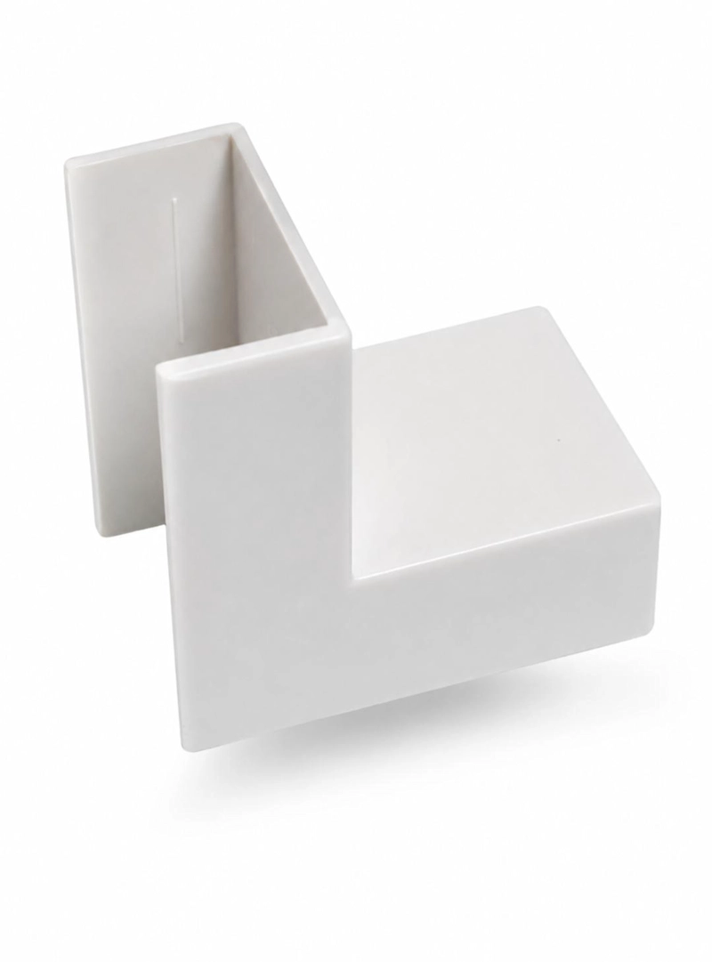 PACK 10 CURVAS INTERNAS PARA CANALETA ELE CTRICA 20X10MM - 1