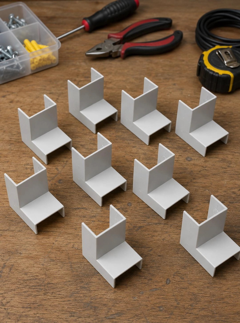 PACK 10 CURVAS INTERNAS PARA CANALETA ELE CTRICA 20X10MM - 2