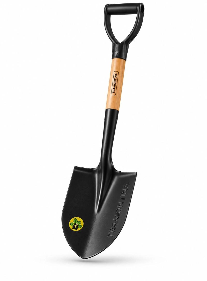 PALA JARDINERA TRAMONTINA MANGO MADERA EMPUÑADURA D - 1