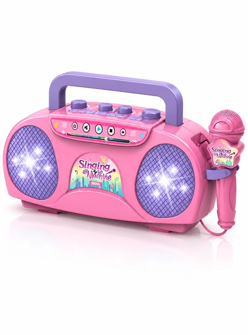 KARAOKE INFANTIL PORTATIL CON MICROFONO BLUETOOTH - 1