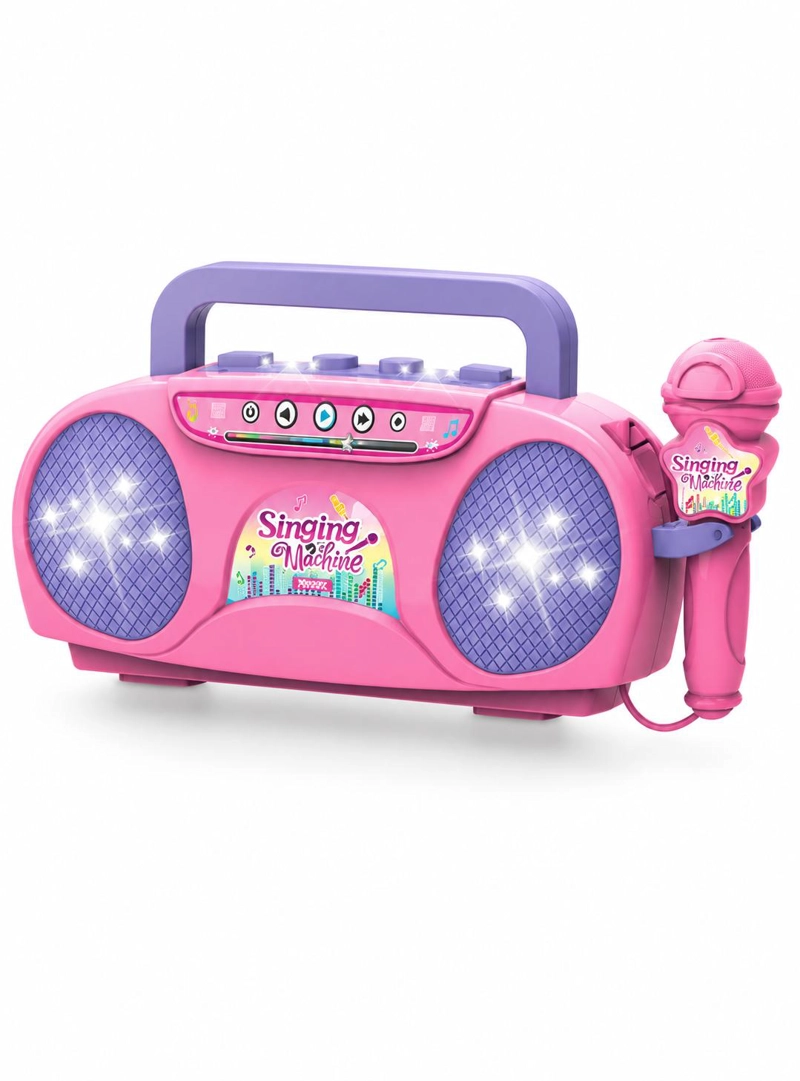 KARAOKE INFANTIL PORTATIL CON MICROFONO BLUETOOTH - 4