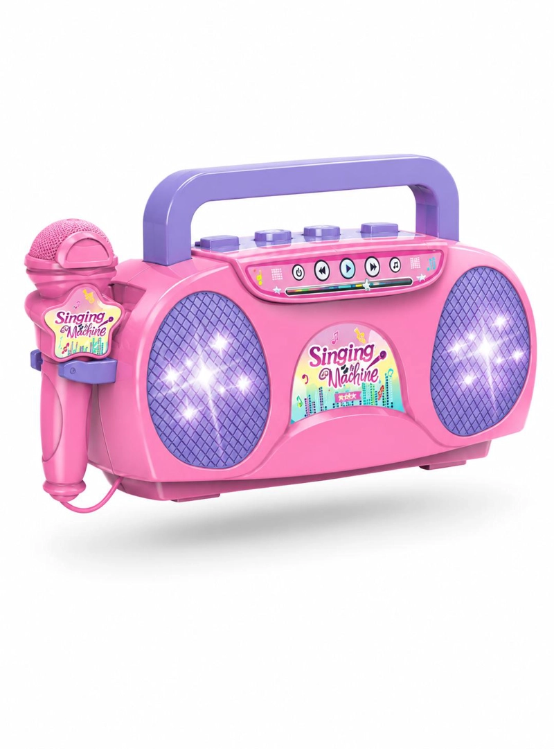 KARAOKE INFANTIL PORTATIL CON MICROFONO BLUETOOTH - 6
