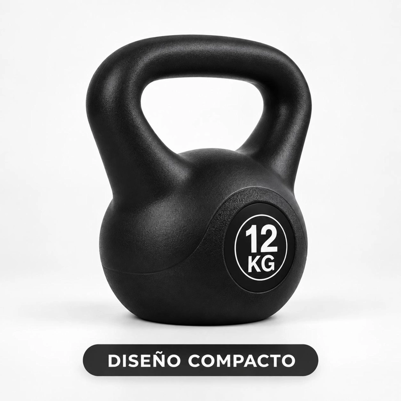 PESA RUSA KETTLEBELL 12 KG FITNESS CROSSFIT ENTRENAMIENTO - 2