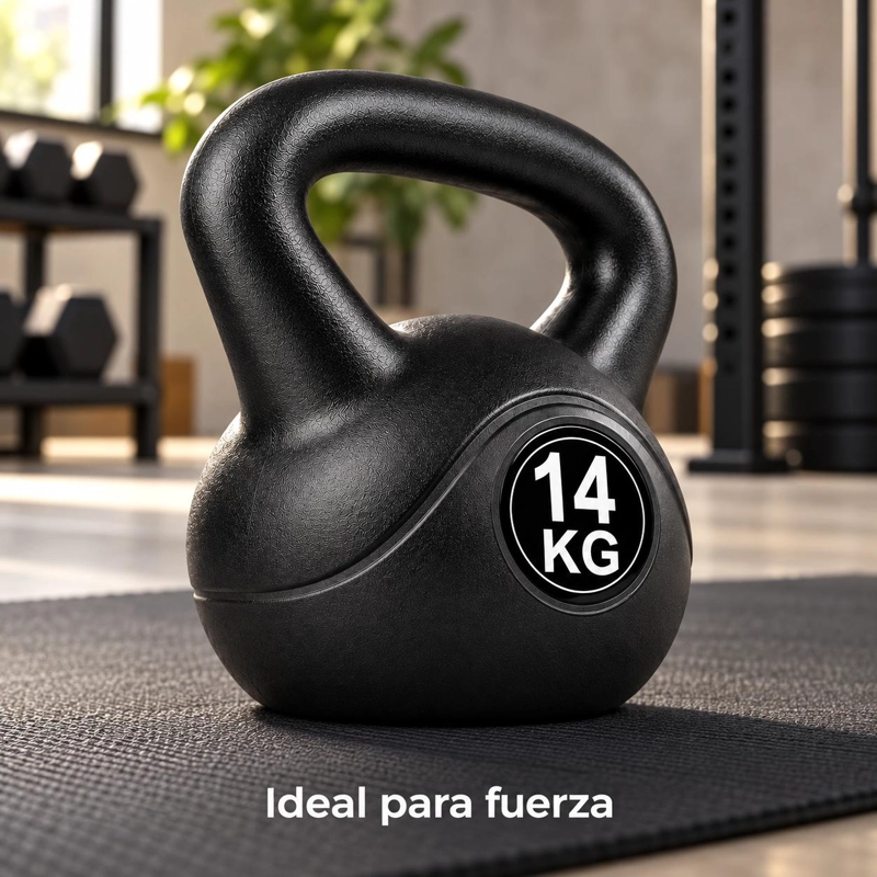 PESA RUSA KETTLEBELL 14 KG PARA FUERZA Y ENTRENAMIENTO - 7