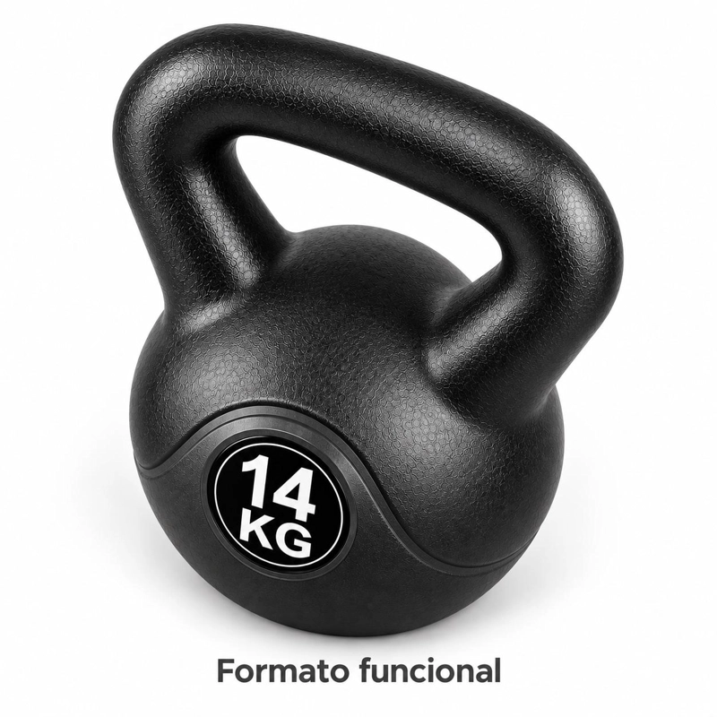 PESA RUSA KETTLEBELL 14 KG PARA FUERZA Y ENTRENAMIENTO - 9