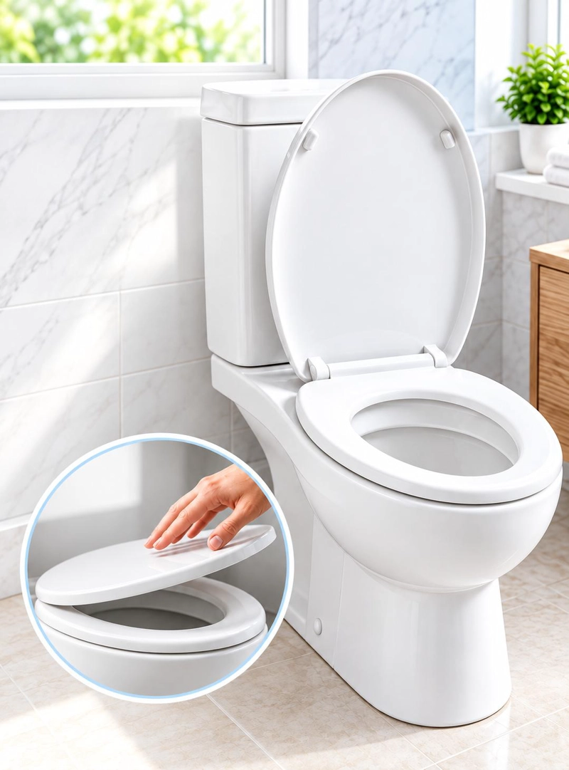 ASIENTO WC CIERRE SUAVE ELONGADO CITOTOOLS – BLANCO - 1