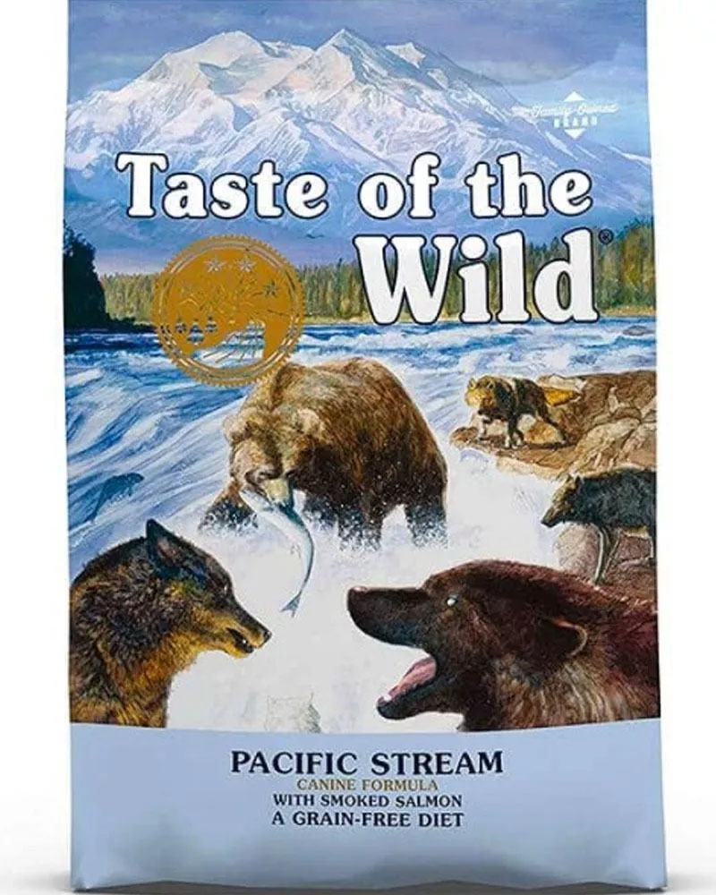 ALIMENTO TASTE OF THE WILD PACIFIC STREAM PERRO ADULTO SABOR SALMÓN 18KG - 1
