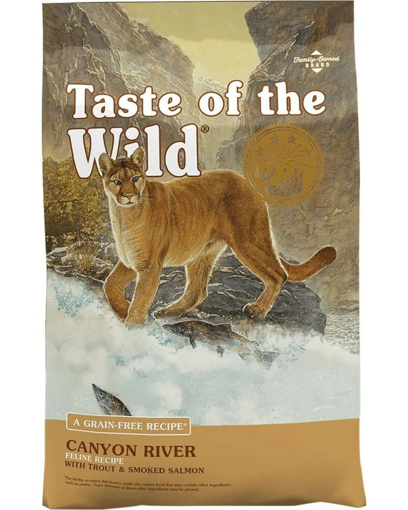 ALIMENTO TASTE OF THE WILD CANYON RIVER PARA GATO SABOR TRUCHA Y SALMÓN 6.6KG - 1