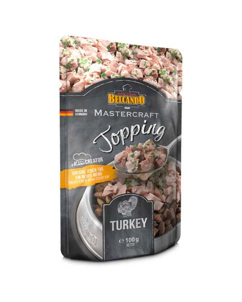 ALIMENTO PERRO BELCANDO MASTERCRAFT TOPPING PAVO 100GR - 1