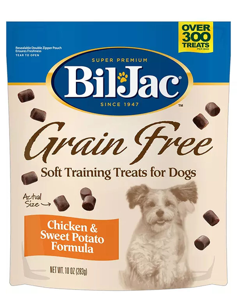 PREMIO SNACK PERROS BIL JAC BOLSA 283 GR GRAINFREE TREAT DOG