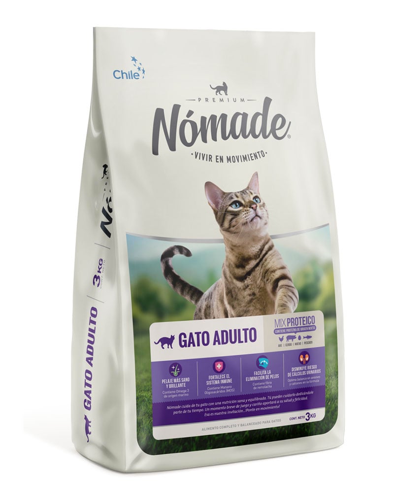 ALIMENTO SECO GATOS ADULTO NOMADE BOLSA 10 KG - 1