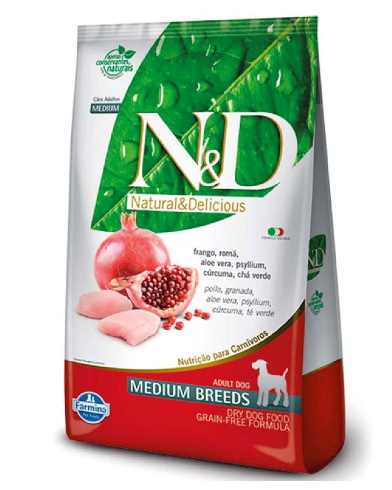 ALIMENTO N Y D PARA PERRO ADULTO MEDIUM BREEDS DE 2.5KG - 1