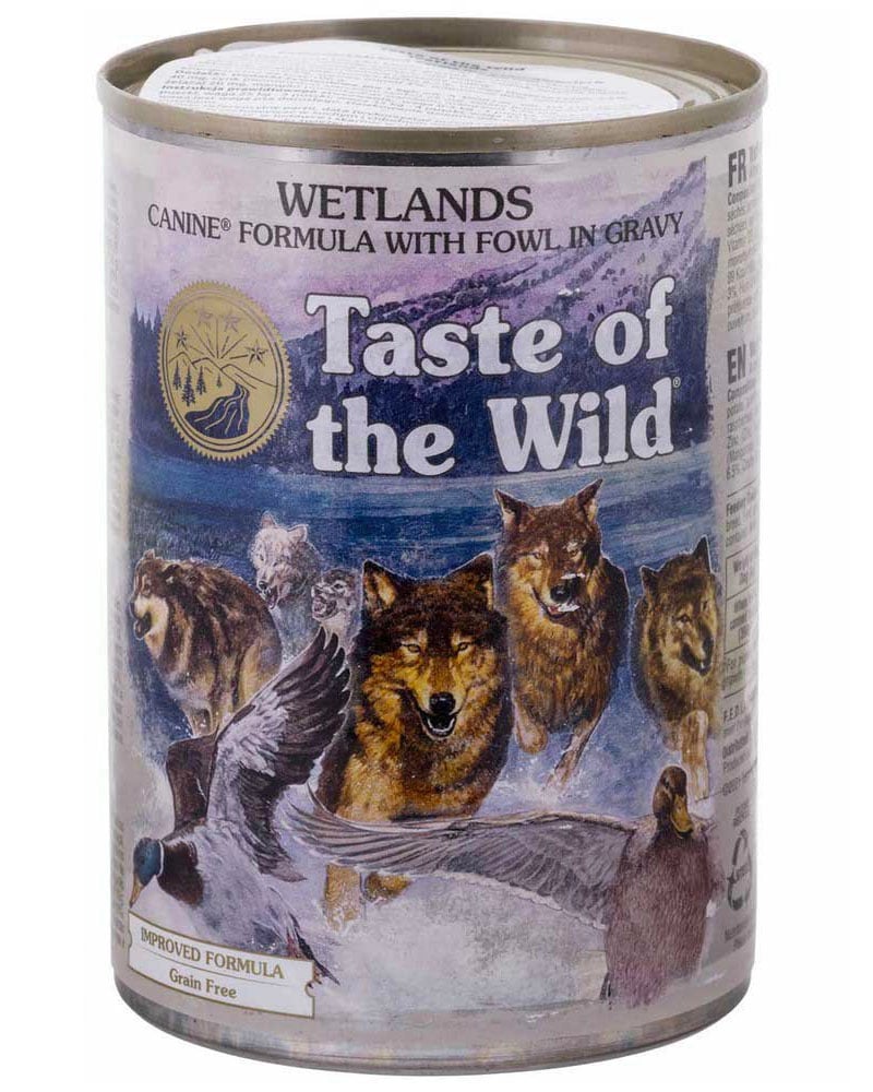 ALIMENTO PERRO HÚMEDO TASTE OF THE WILD WETLANDS LATA 390G - 1