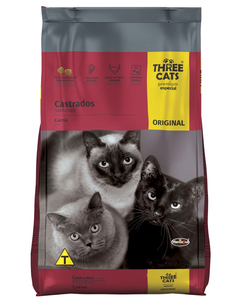 THREE CATS ORIGINAL CASTRADO 10,1 KG - 1