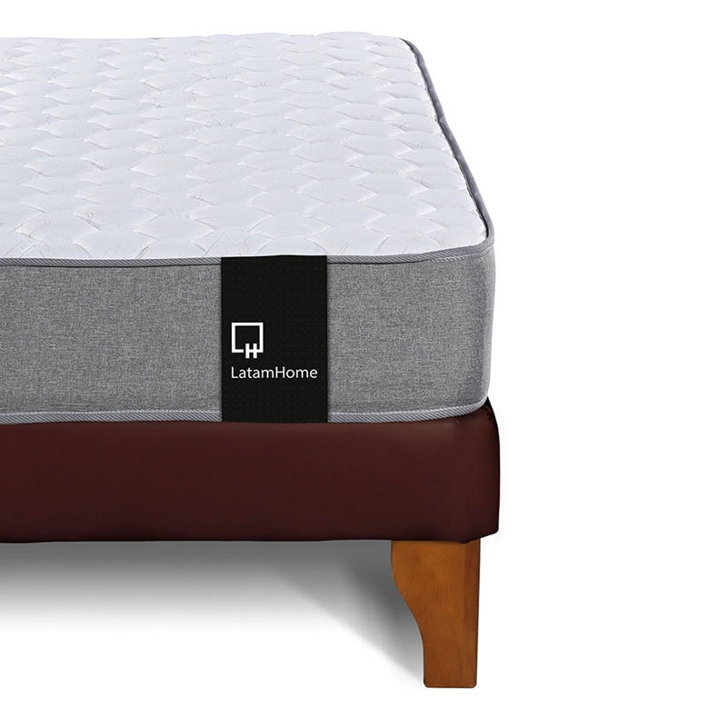 CAMA EUROPEA LATAM HOME ZEN BEST TELA PU CHOCOLATE 2 PLAZAS - 3