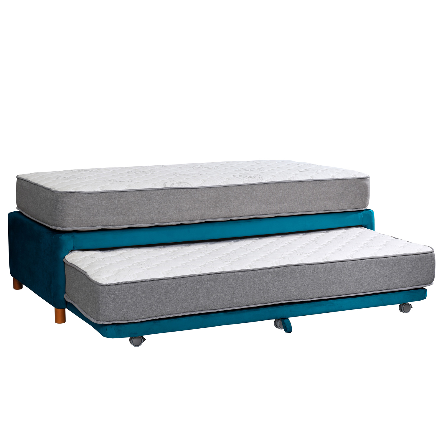 CAMA NIDO ZEN BEST TELA AZUL 1 1/2 PZA - 2