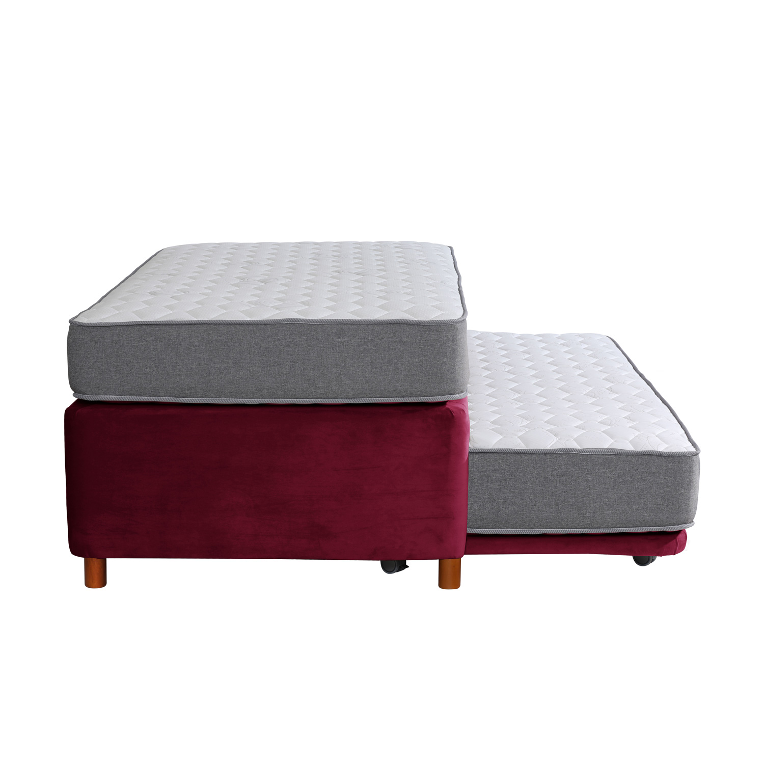 CAMA NIDO ZEN BEST TELA BURDEO 1 1/2 PZA - 3