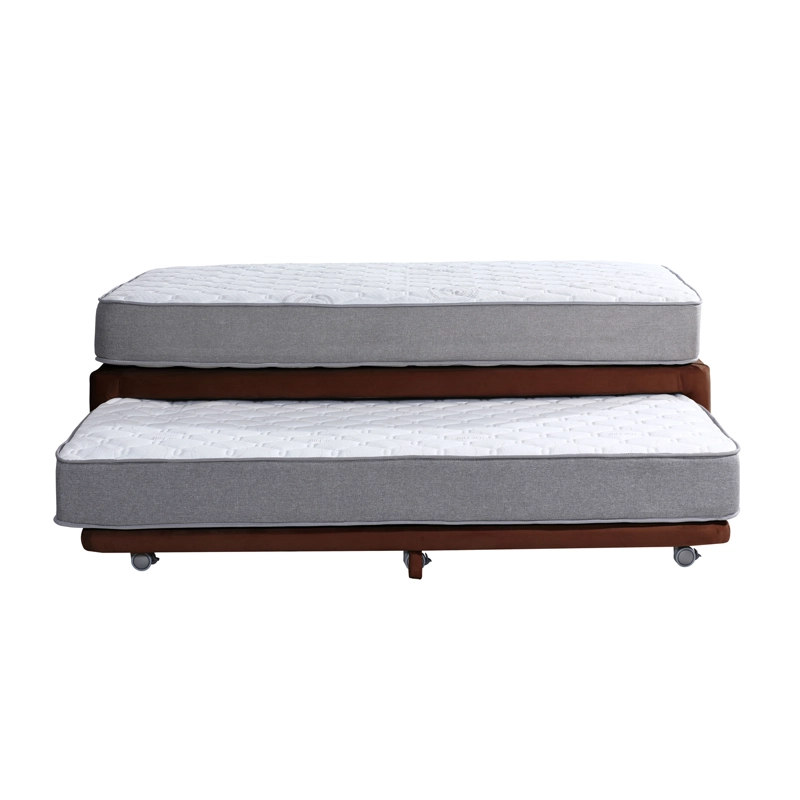 CAMA NIDO LATAM HOME ZEN BEST TELA 1 1/2 PLAZA MADERA CHOCOLATE - 1