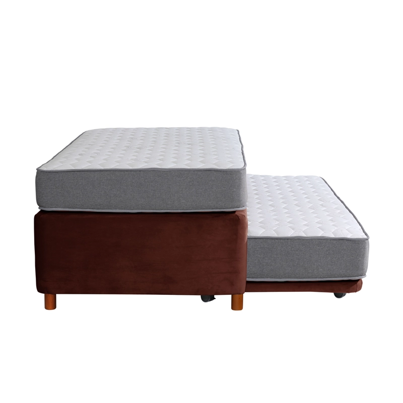 CAMA NIDO LATAM HOME ZEN BEST TELA 1 1/2 PLAZA MADERA CHOCOLATE - 3