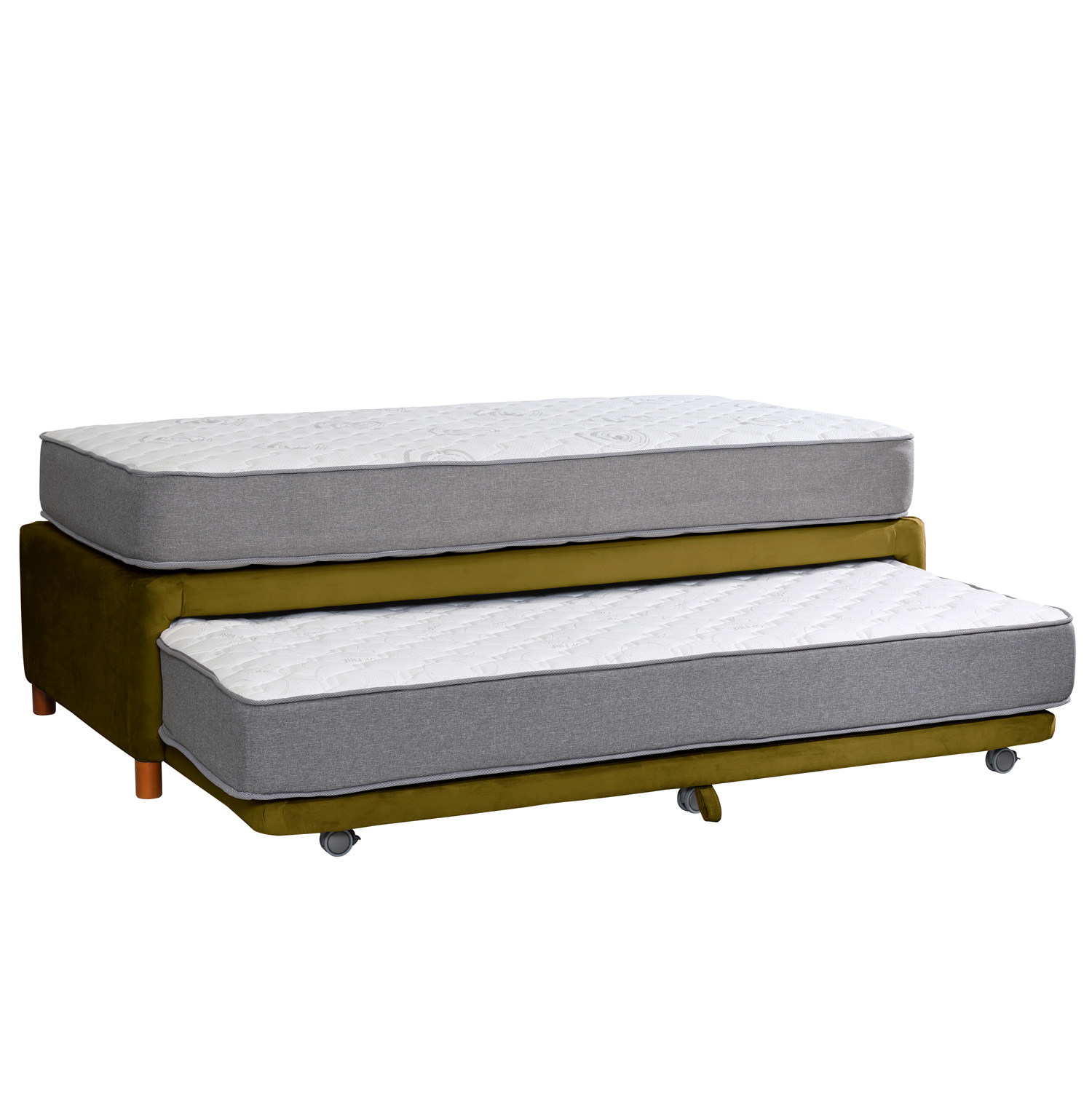 CAMA NIDO ZEN BEST TELA VERDE 1 1/2 PZA - 2