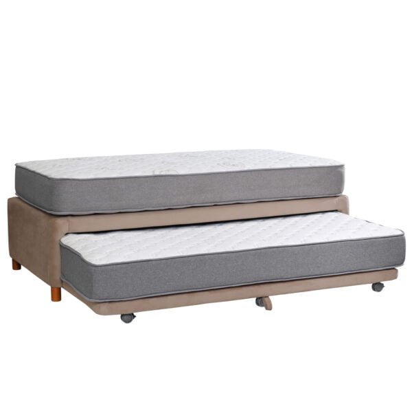 CAMA NIDO ZEN BEST TELA BEIGE 1 1/2 PZA - 2
