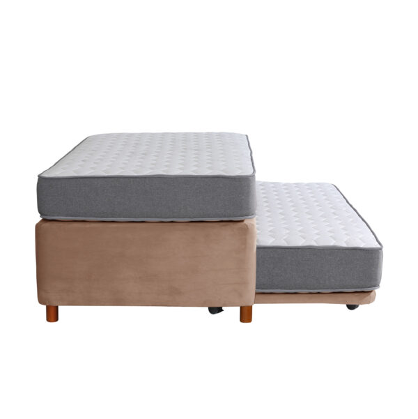 CAMA NIDO ZEN BEST TELA BEIGE 1 1/2 PZA - 3