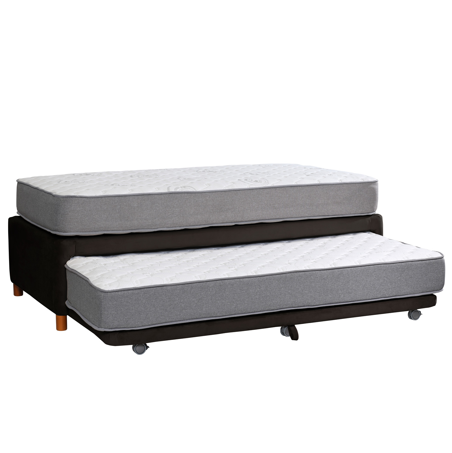 CAMA NIDO ZEN BEST TELA NEGRO 1 1/2 PZA - 2