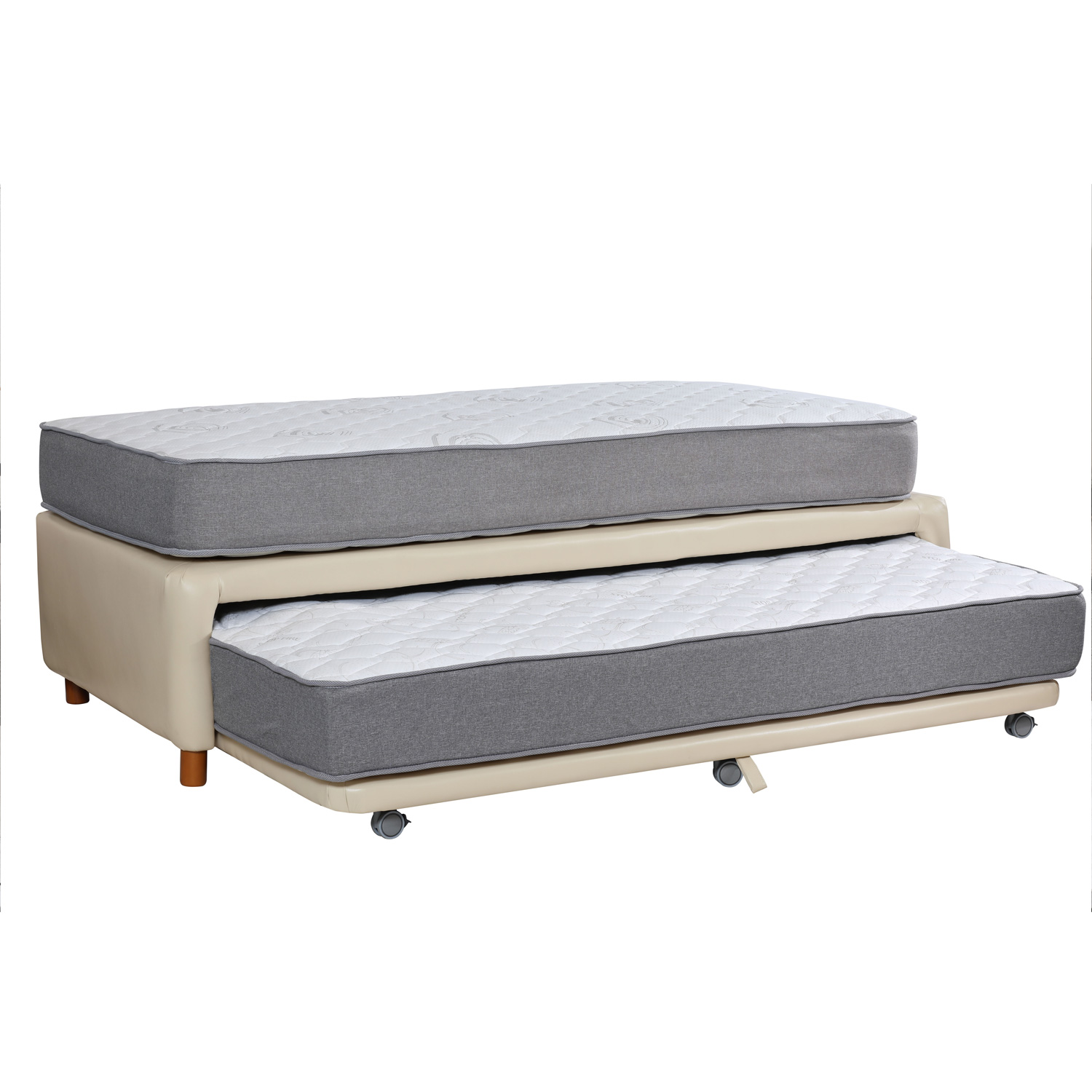 CAMA NIDO ZEN BEST PU BEIGE 1 1/2 PZA - 2