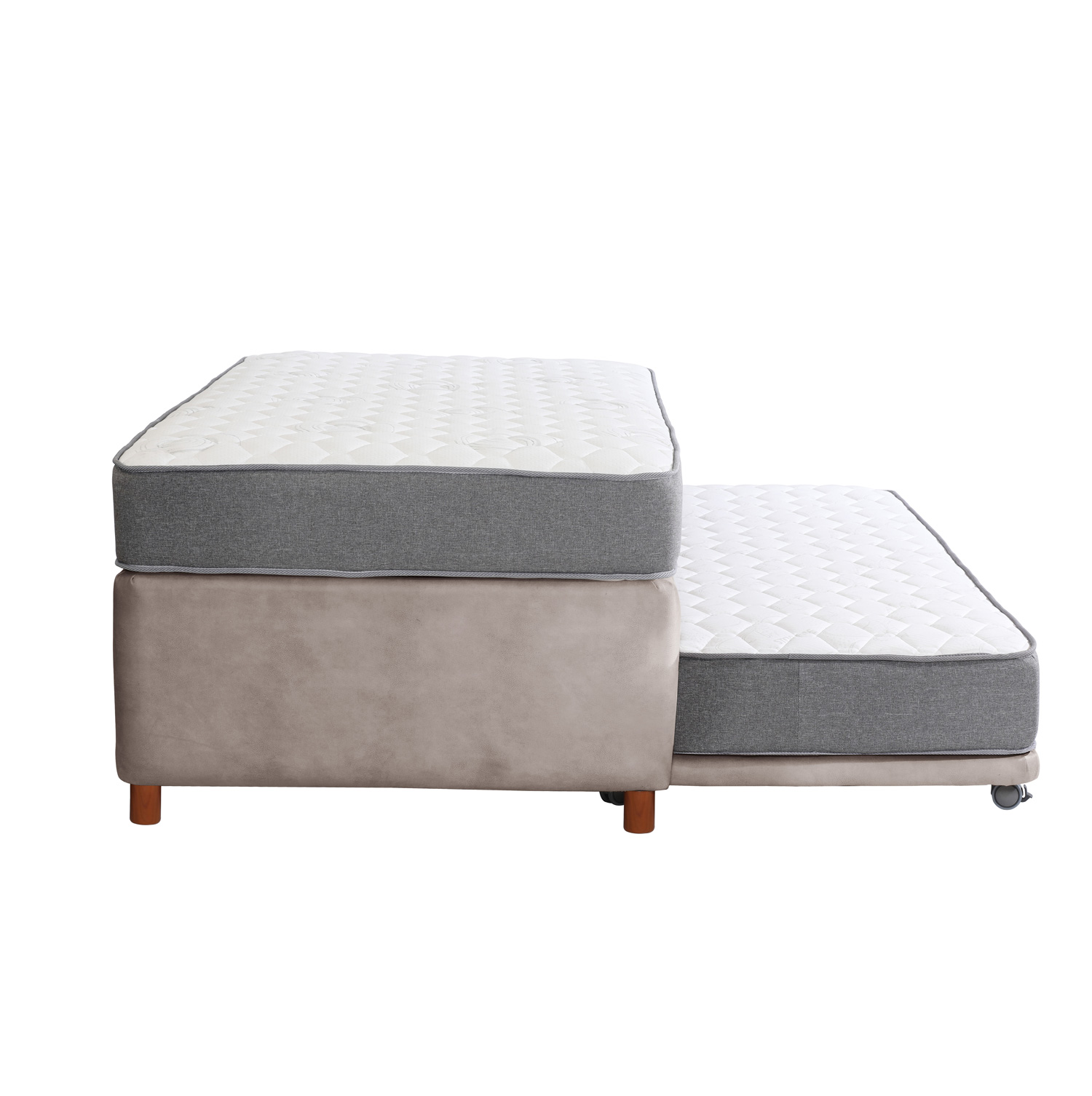 CAMA NIDO ZEN BEST CUERO GRIS 1 1/2 PZA - 3