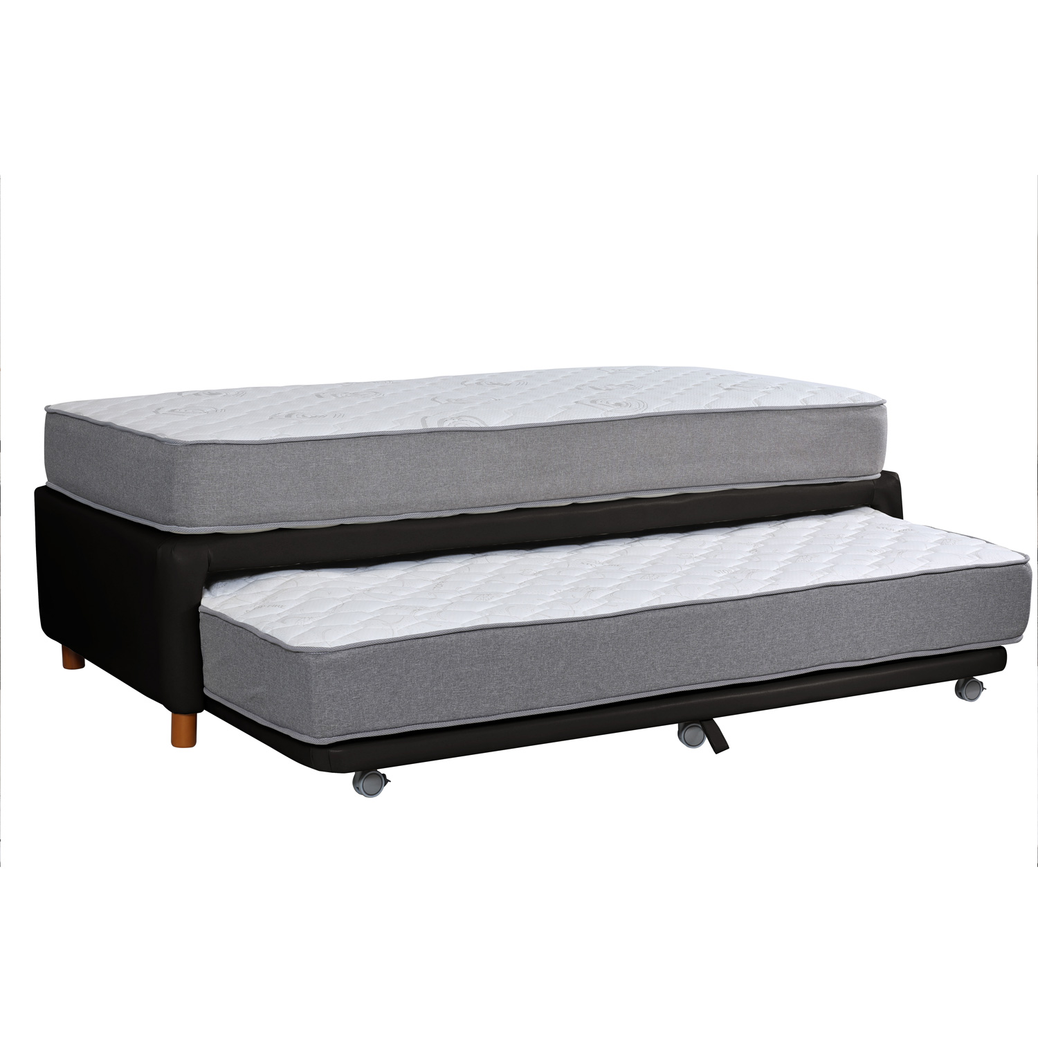 CAMA NIDO ZEN BEST PU NEGRO 1 1/2 PZA - 2