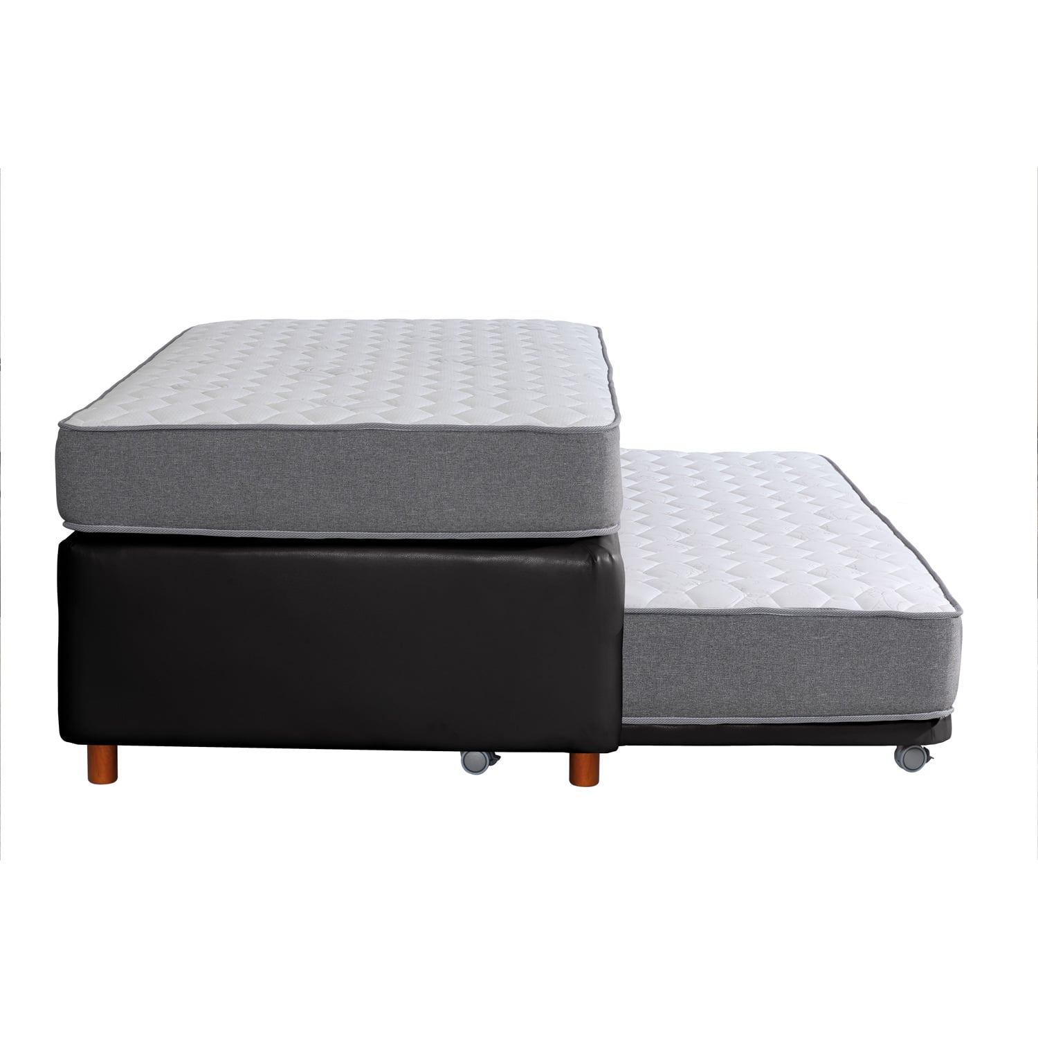 CAMA NIDO ZEN BEST PU NEGRO 1 1/2 PZA - 3