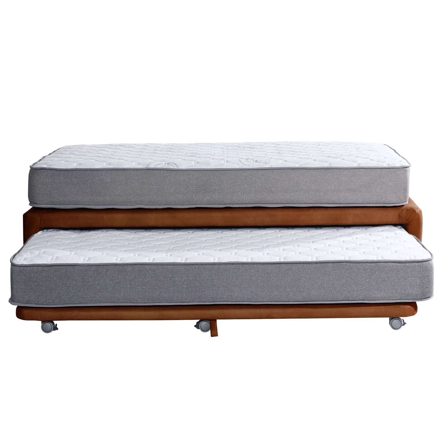 CAMA NIDO ZEN BEST CUERO TABACO 1 1/2 PZA - 1