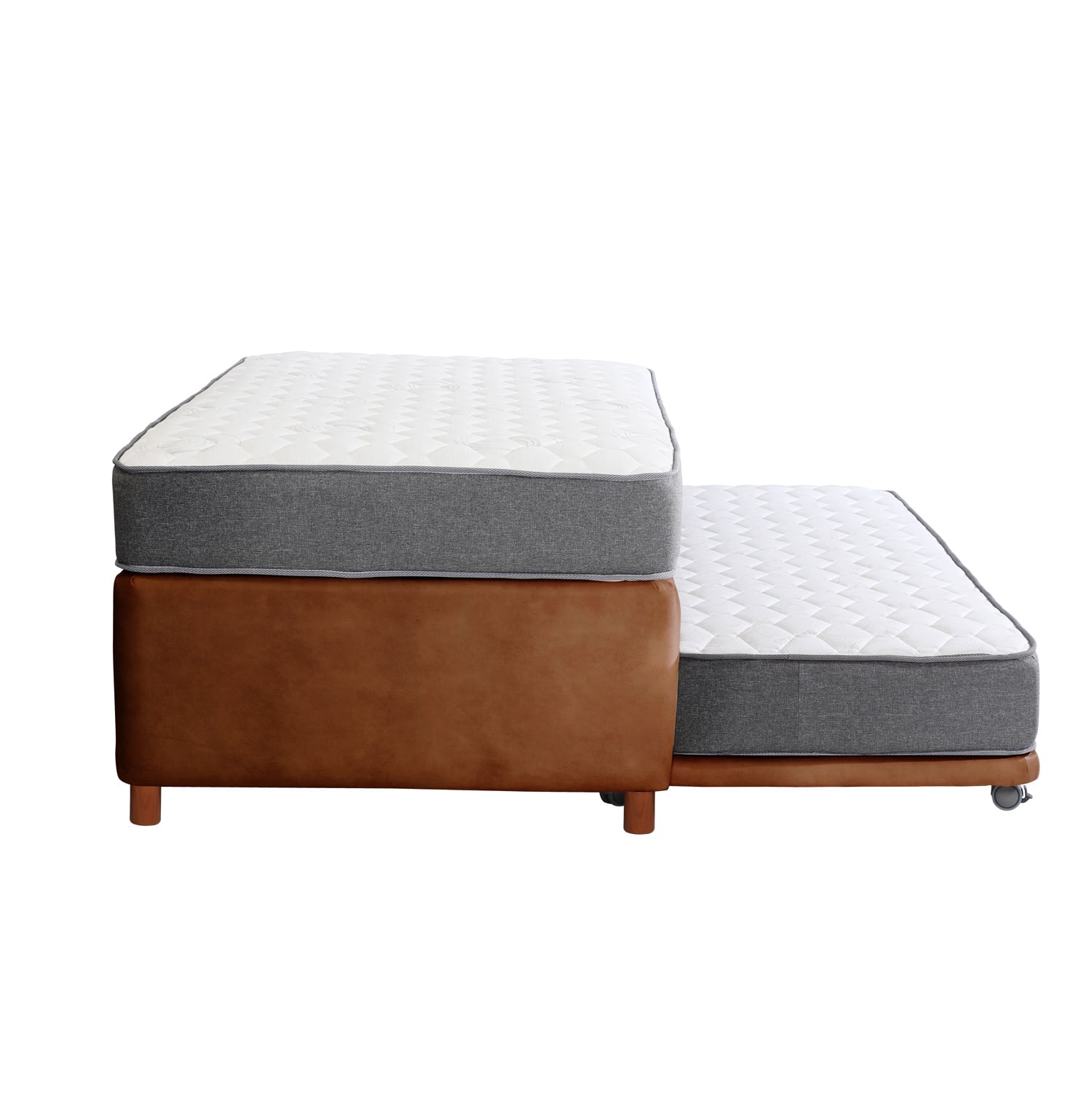 CAMA NIDO ZEN BEST CUERO TABACO 1 1/2 PZA - 3