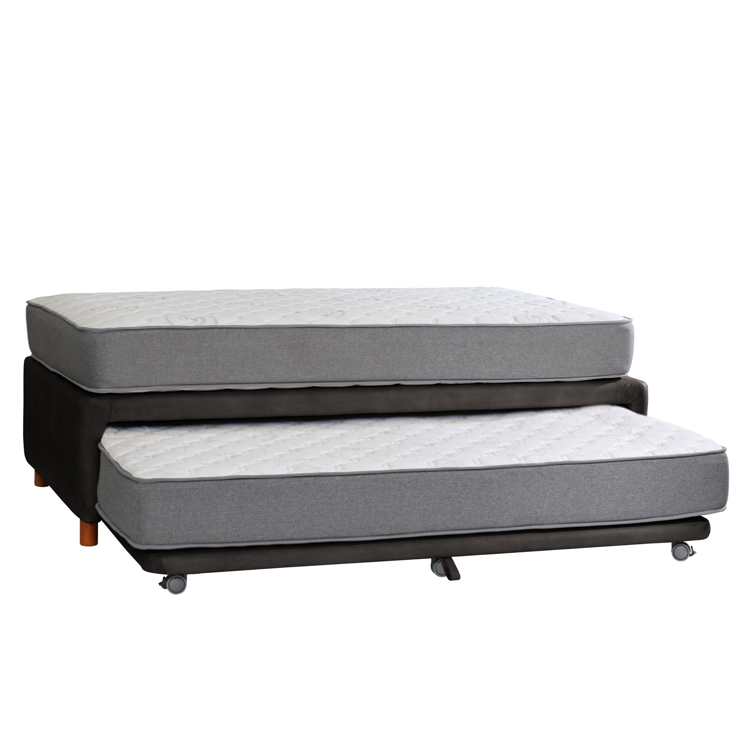 CAMA NIDO ZEN BEST CUERO NEGRO 1 1/2 PZA - 2
