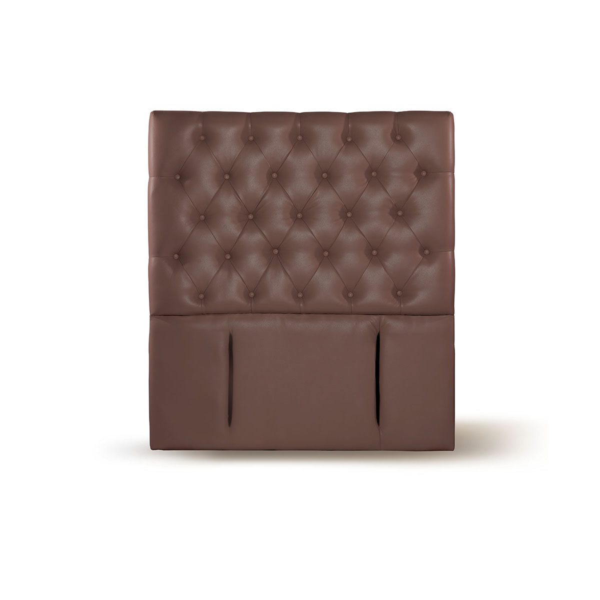RESPALDO LATAM HOME FLORENCIA 1 PLAZA MADERA PU CHOCOLATE - 1