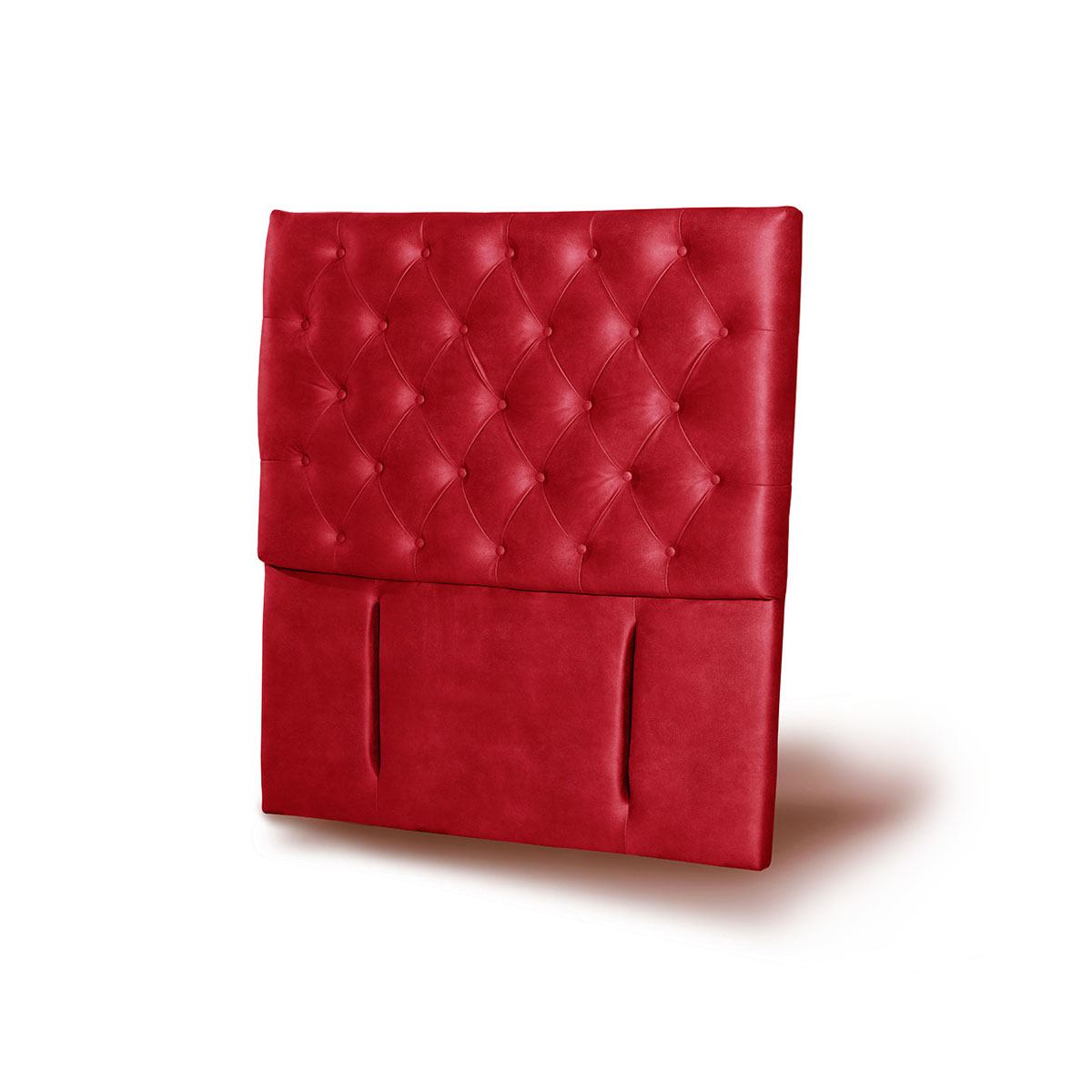 RESPALDO LATAM HOME FLORENCIA 1 PLAZA MADERA CUERO ROJO - 2