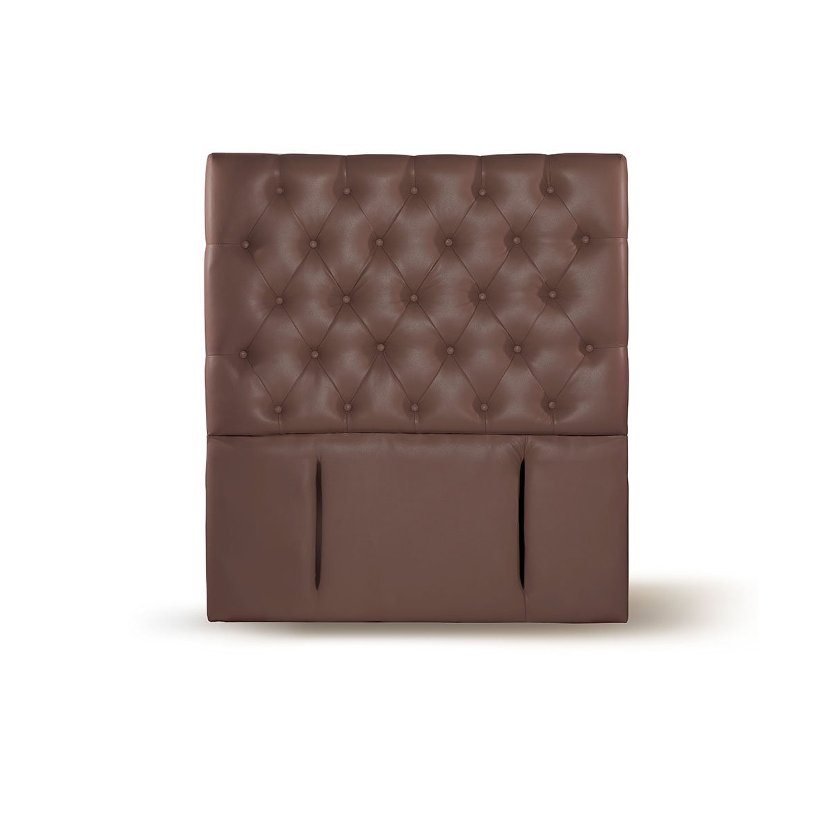 RESPALDO LATAM HOME FLORENCIA 1.5 PLAZAS MADERA PU CHOCOLATE - 1