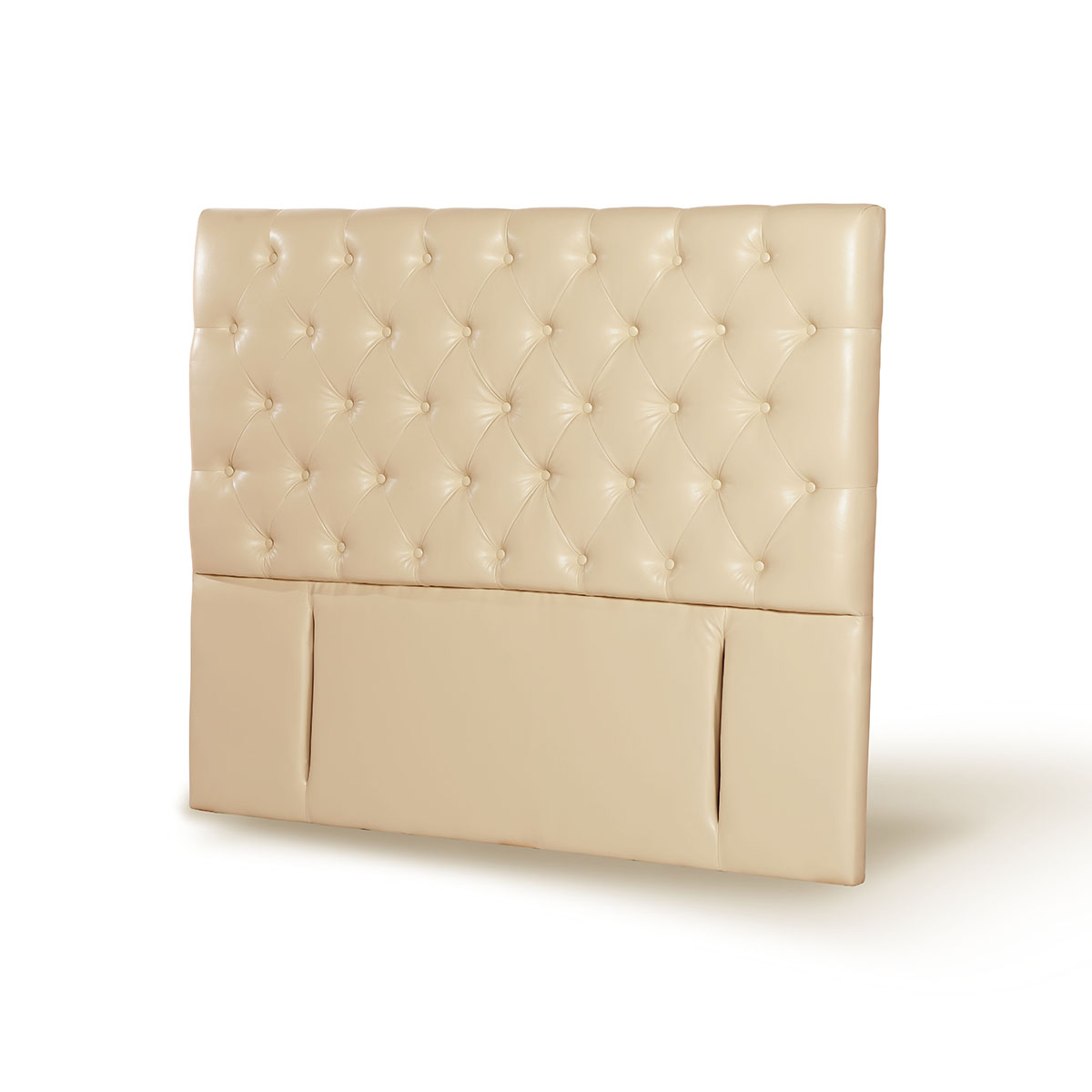 RESPALDO LATAM HOME FLORENCIA 2 PLAZAS MADERA PU BEIGE - 2