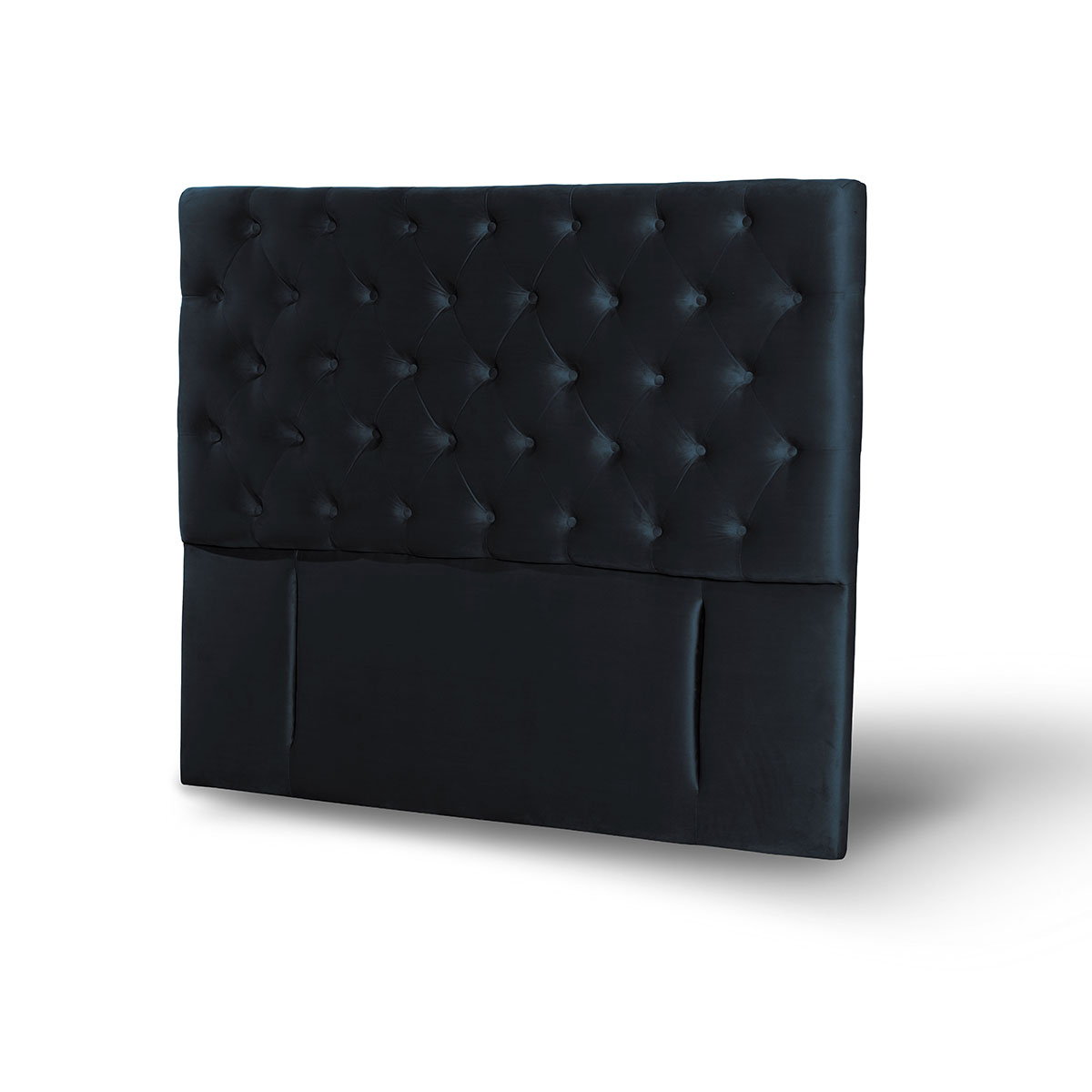 RESPALDO LATAM HOME FLORENCIA KING MADERA TELA NEGRO - 2