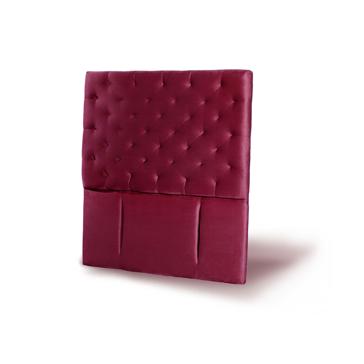 RESPALDO LATAM HOME BRESCIA 1 PLAZA MADERA TELA BURDEO - 2
