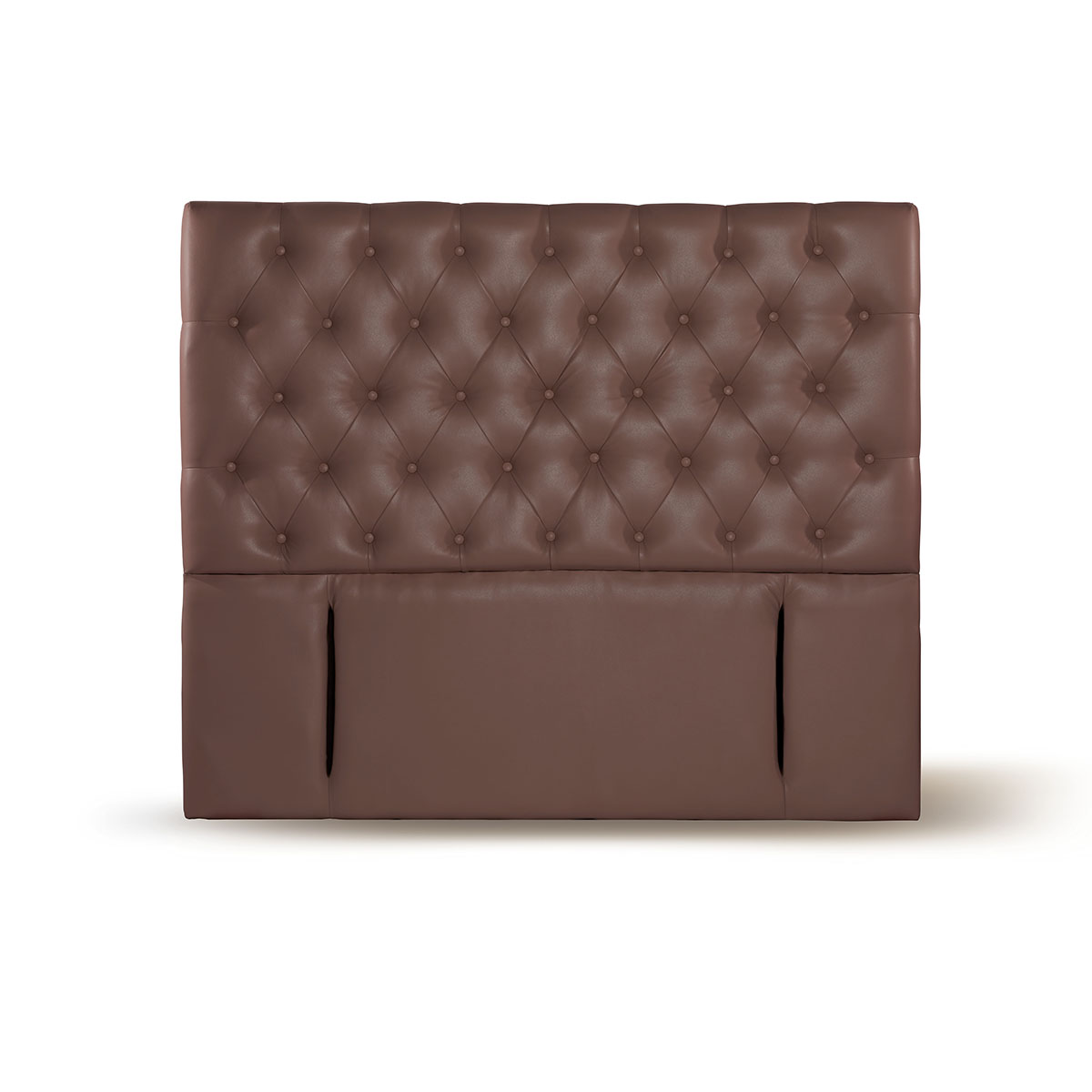 RESPALDO LATAM HOME FLORENCIA KING MADERA PU CHOCOLATE - 1