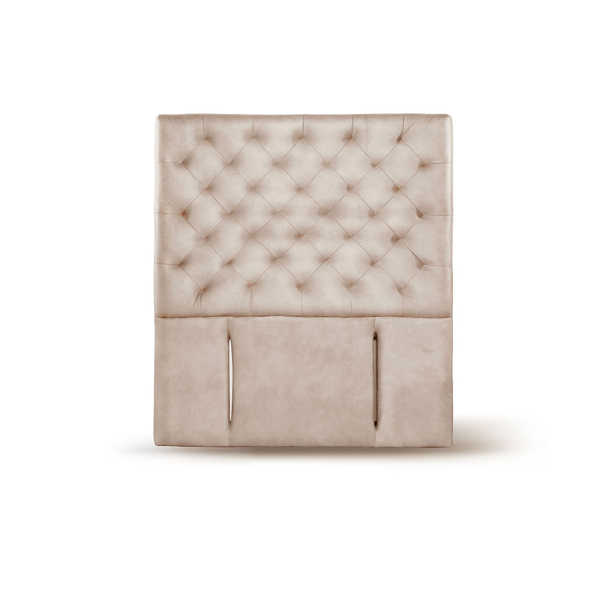 RESPALDO LATAM HOME BRESCIA 1 PLAZA MADERA CUERO BEIGE - 1