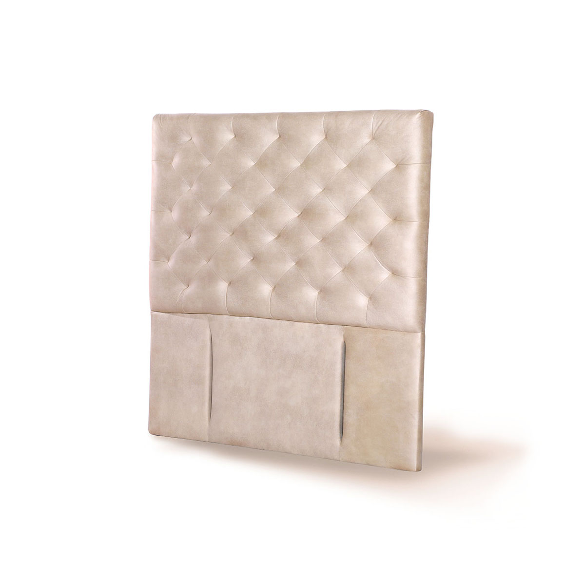 RESPALDO LATAM HOME BRESCIA 1 PLAZA MADERA CUERO BEIGE - 2