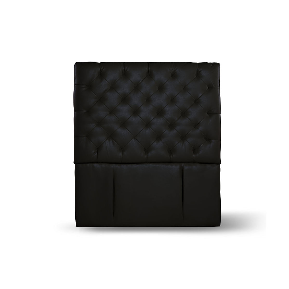 RESPALDO LATAM HOME BRESCIA 1 PLAZA MADERA PU NEGRO - 1