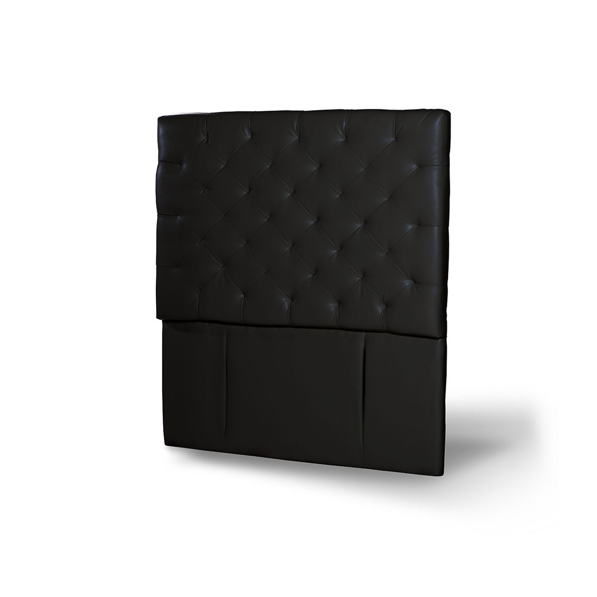 RESPALDO LATAM HOME BRESCIA 1 PLAZA MADERA PU NEGRO - 2