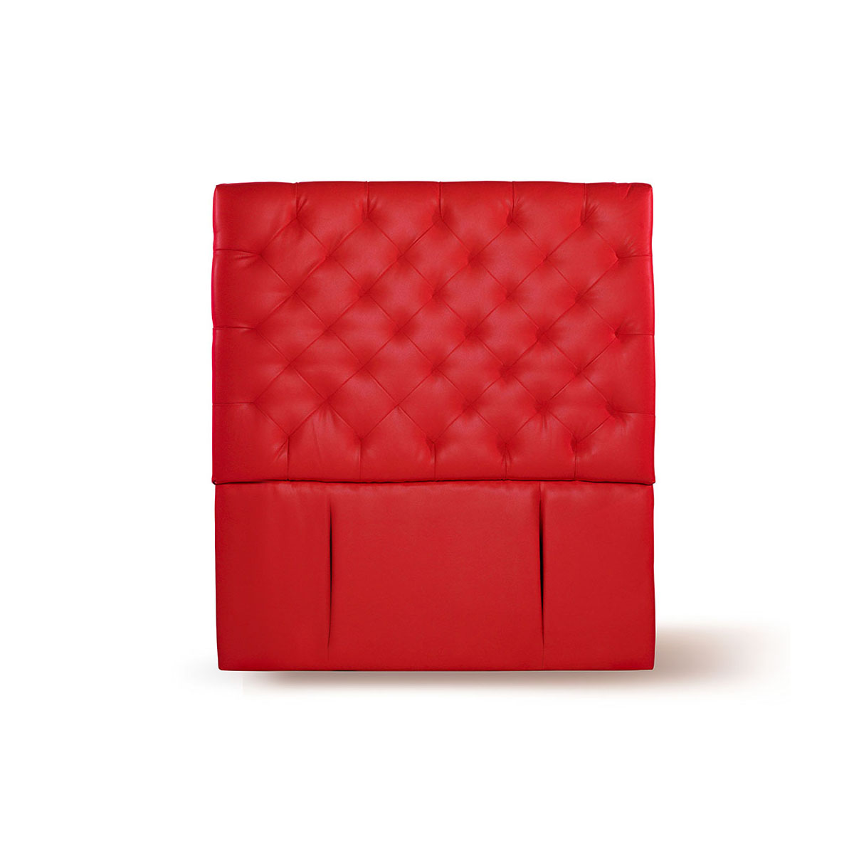 RESPALDO LATAM HOME BRESCIA 1 PLAZA MADERA PU ROJO - 1